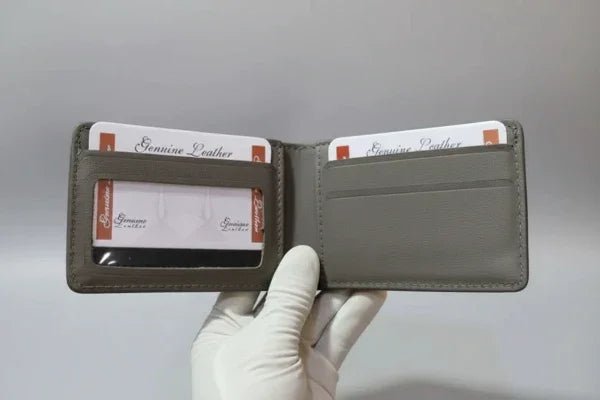 Premium Dollar Size Cow Leather Wallet - SSHOQ