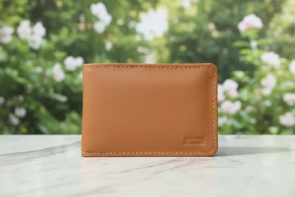 Premium Dollar Size Cow Leather Wallet - SSHOQ