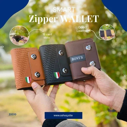 Premium Smart Zipper Wallet - SSHOQ
