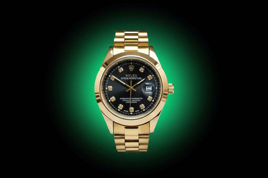 Royal Gold X Black – Mirror Shine, Bold Presence - SSHOQ