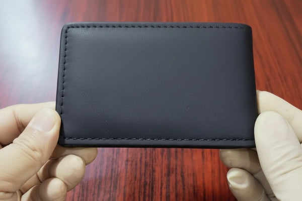 Premium Dollar Size Cow Leather Wallet - SSHOQ