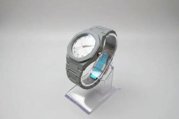 Men's Carbon Fiber GREY Arabic Aura Watch - SSHOQ