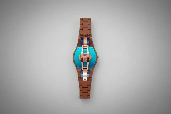 Men's Carbon Fiber BROWN Arabic Aura Watch - SSHOQ