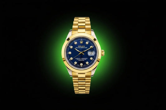 Royal Gold Blue – Mirror Shine, Premium Presence - SSHOQ