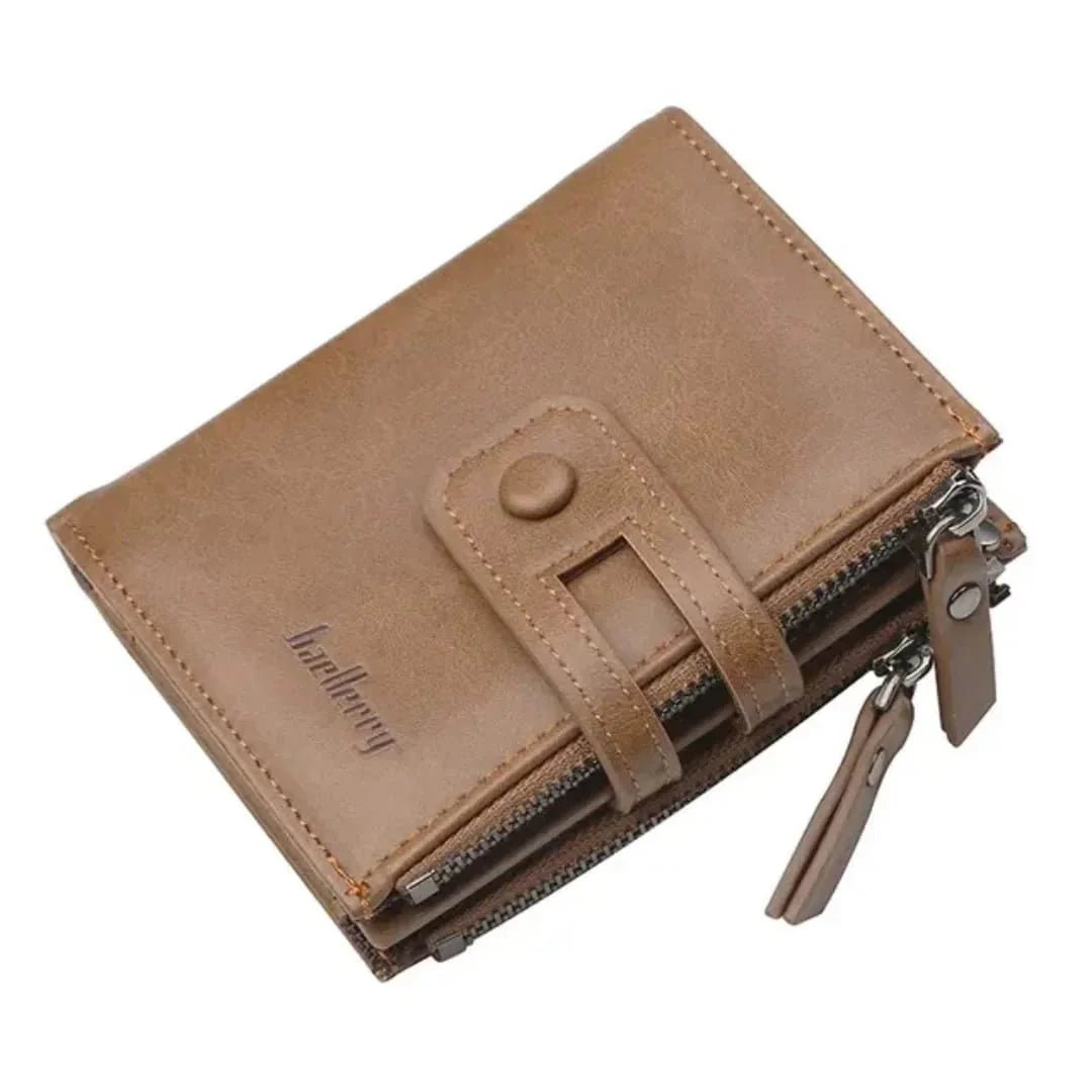 Original Buffalo Leather Trifold Wallet - SSHOQ