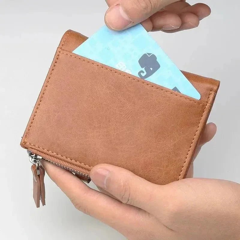 Original Buffalo Leather Trifold Wallet - SSHOQ