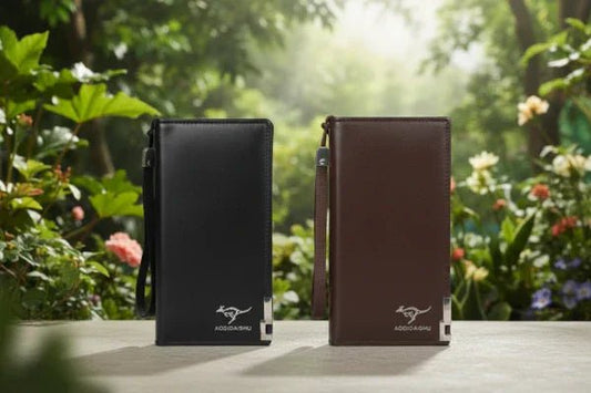 Premium Long Zip Wallet &amp; Card Holder – For Men &amp; Women - SSHOQ