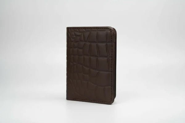 Crocodile Mini leather wallet - SSHOQ